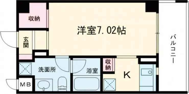 ドゥーエ武蔵小金井 4階階 間取り