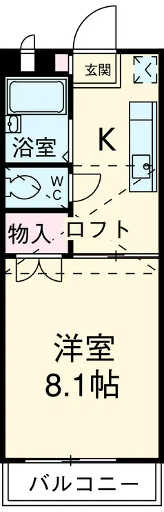 アイリス船橋 1階階 間取り