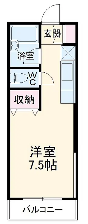 エクセレントこはく 2階階 間取り