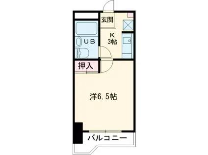 NOAマンション(1K/5階)の間取り写真