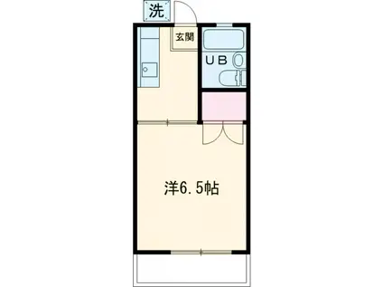 コーポニュー前橋(ワンルーム/2階)の間取り写真