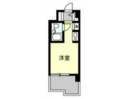 ユーコート洋光台(ワンルーム/3階)の間取り写真