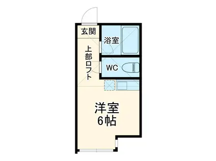 ユナイト根岸エルコンドルパッサ(ワンルーム/1階)の間取り写真