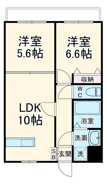 スカイクルーク 4階階 間取り