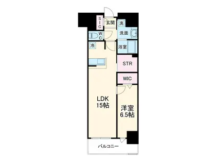 ロイジェント日吉(1SLDK/3階)の間取り写真