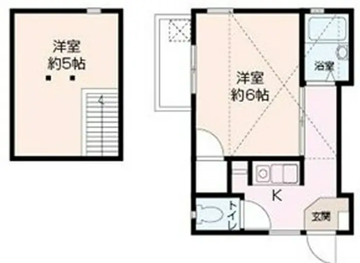 コーポ浜口 2階階 間取り