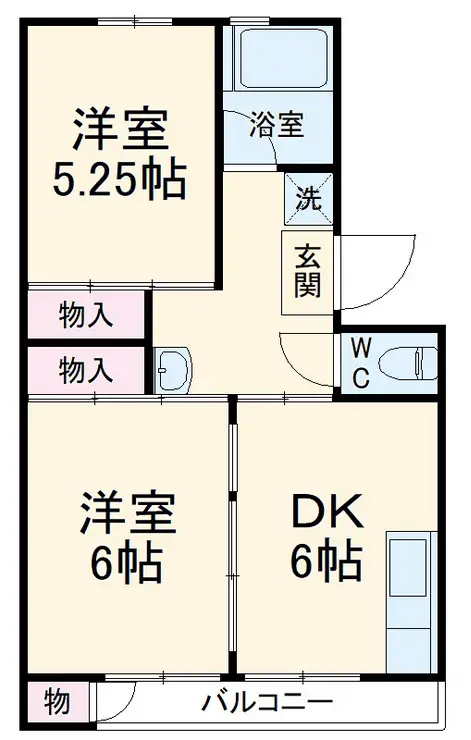 栄昇ハイツ 4階階 間取り