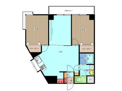 ラフィーネ綾瀬(3LDK/6階)の間取り写真