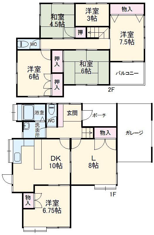 山万ユーカリが丘線 女子大駅 徒歩11分 2階建 築46年