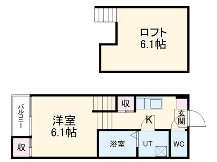 CERESIA Y-3(1K/1階)の間取り写真