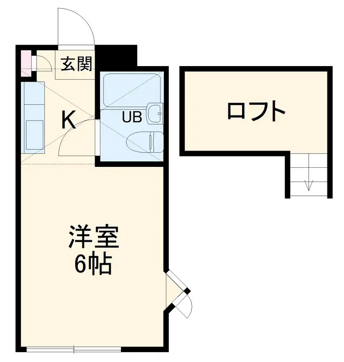 ハイツ東橋本 1階階 間取り