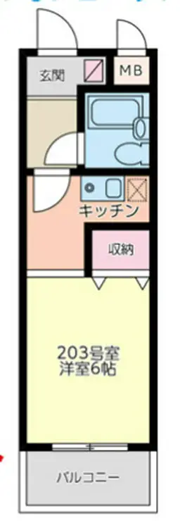 ガーデンプレイス伍番館 4階階 間取り