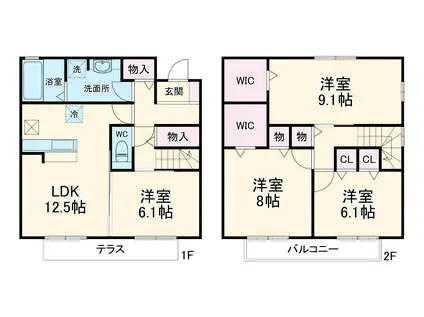 セレーナ(4LDK)の間取り写真