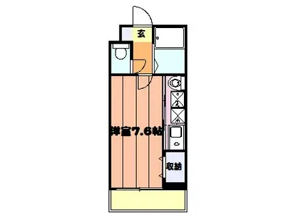 OHANA STAY(1K/1階)の間取り写真