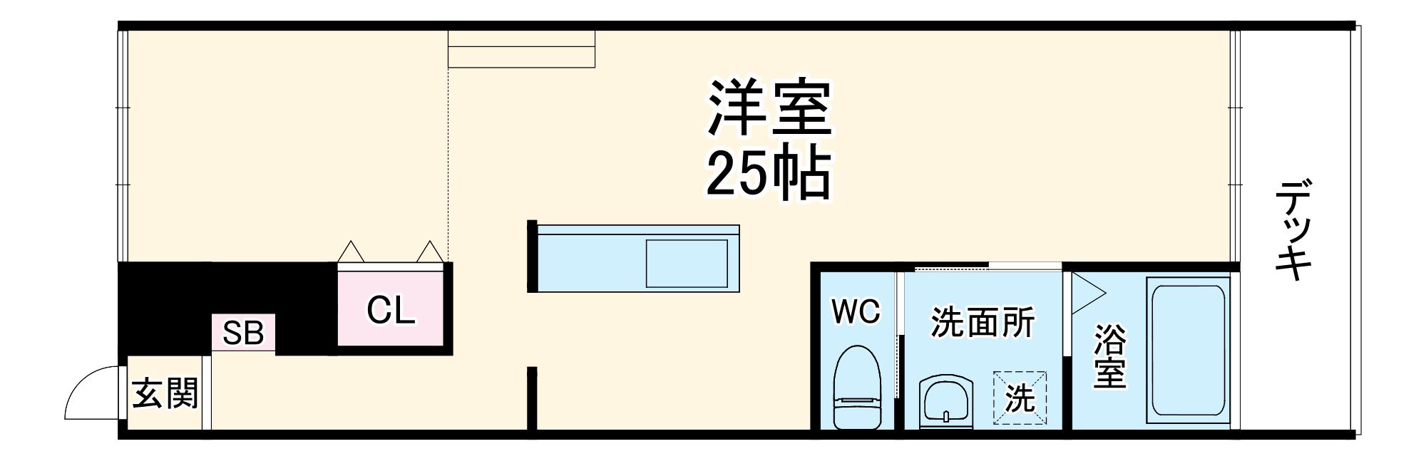 M/FHOUSE(1LDK)の間取り写真