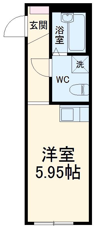 COURT ARROW(ワンルーム/3階)の間取り写真