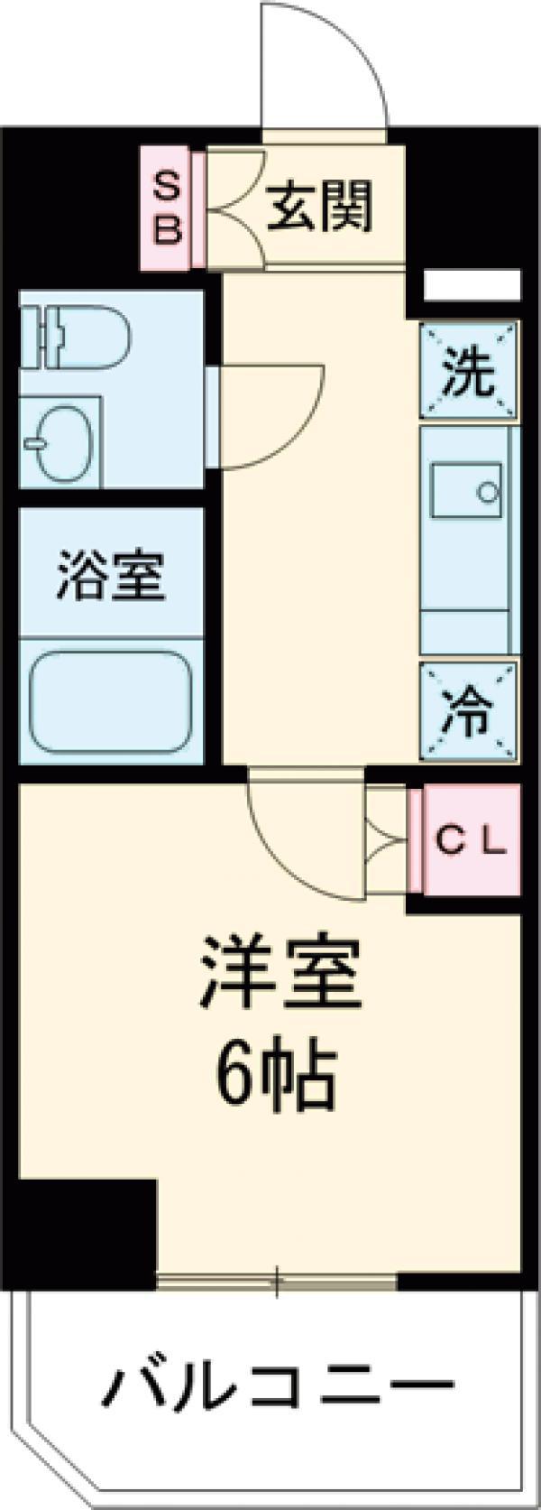 ライジングプレイス綾瀬三番館(1K/3階)の間取り写真