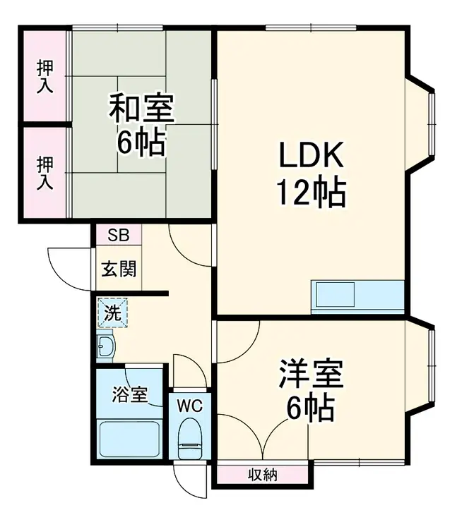リバーランドハイツ 1階階 間取り