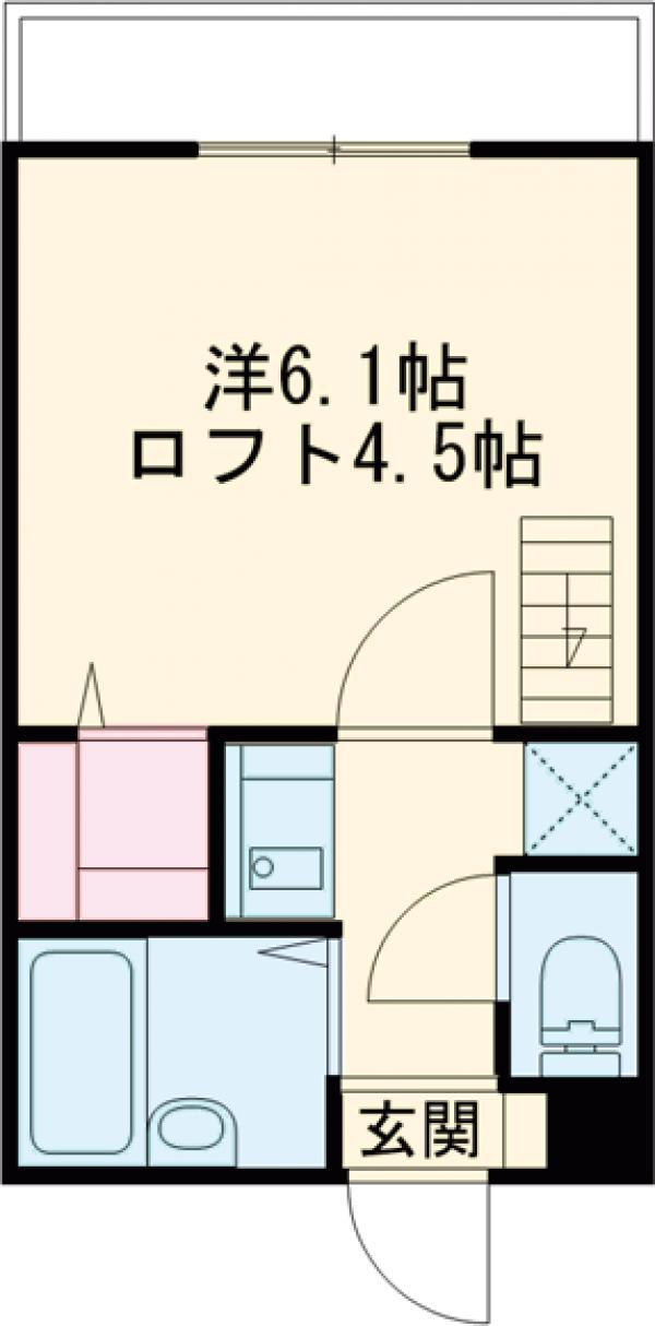 AZEST-RENT南小岩Ⅰ(1K/2階)の間取り写真