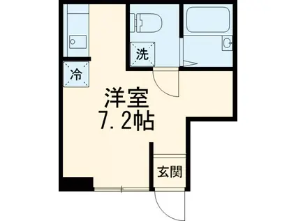 オリーブ金町(ワンルーム)の間取り写真
