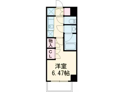 DIPS金町RESIDENCE(1K/9階)の間取り写真