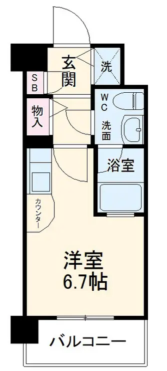 サンセール与野本町 2階階 間取り
