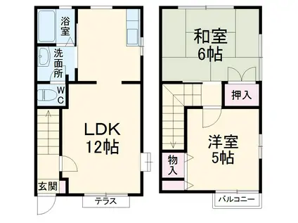 アネックス　Ｃ(2LDK)の間取り写真