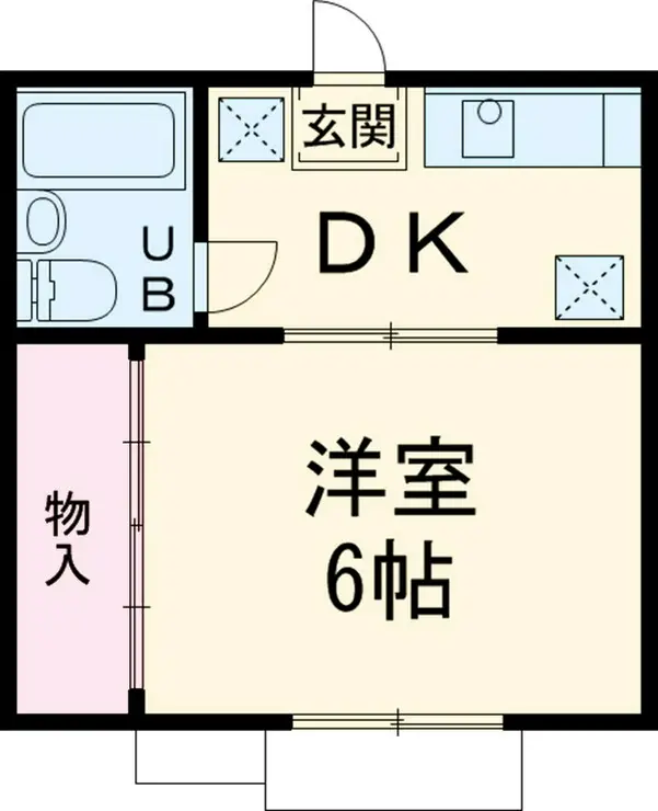 サニーヒルズ 1階階 間取り