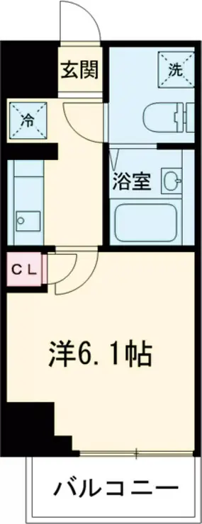 ダイヤモンドタワー西小山 6階階 間取り