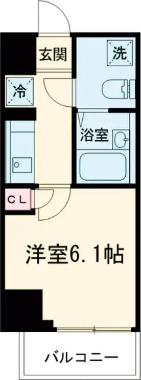 ダイヤモンドタワー西小山 8階階 間取り