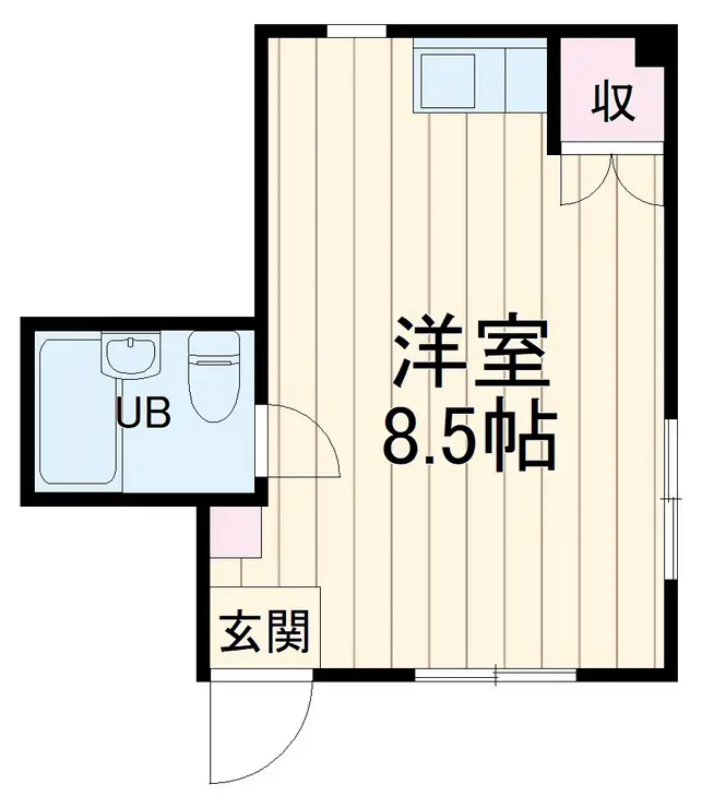 田中ハイツ 1階階 間取り
