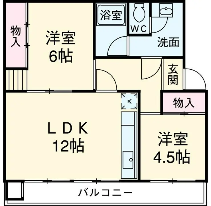 KSマンション 4階階 間取り