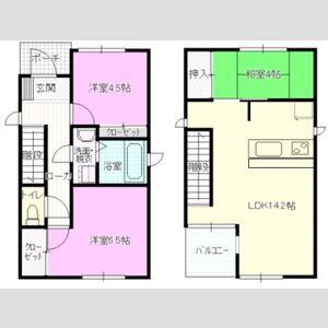名古屋市東山線 本陣駅 徒歩10分 2階建 築14年(3LDK)の間取り写真