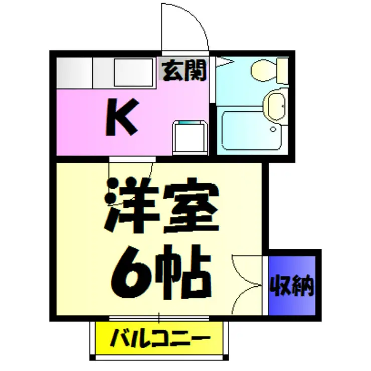 サンヴィレッジ稲毛 2階階 間取り
