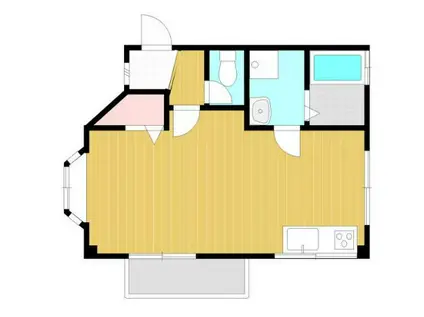 サニーピア(ワンルーム/3階)の間取り写真