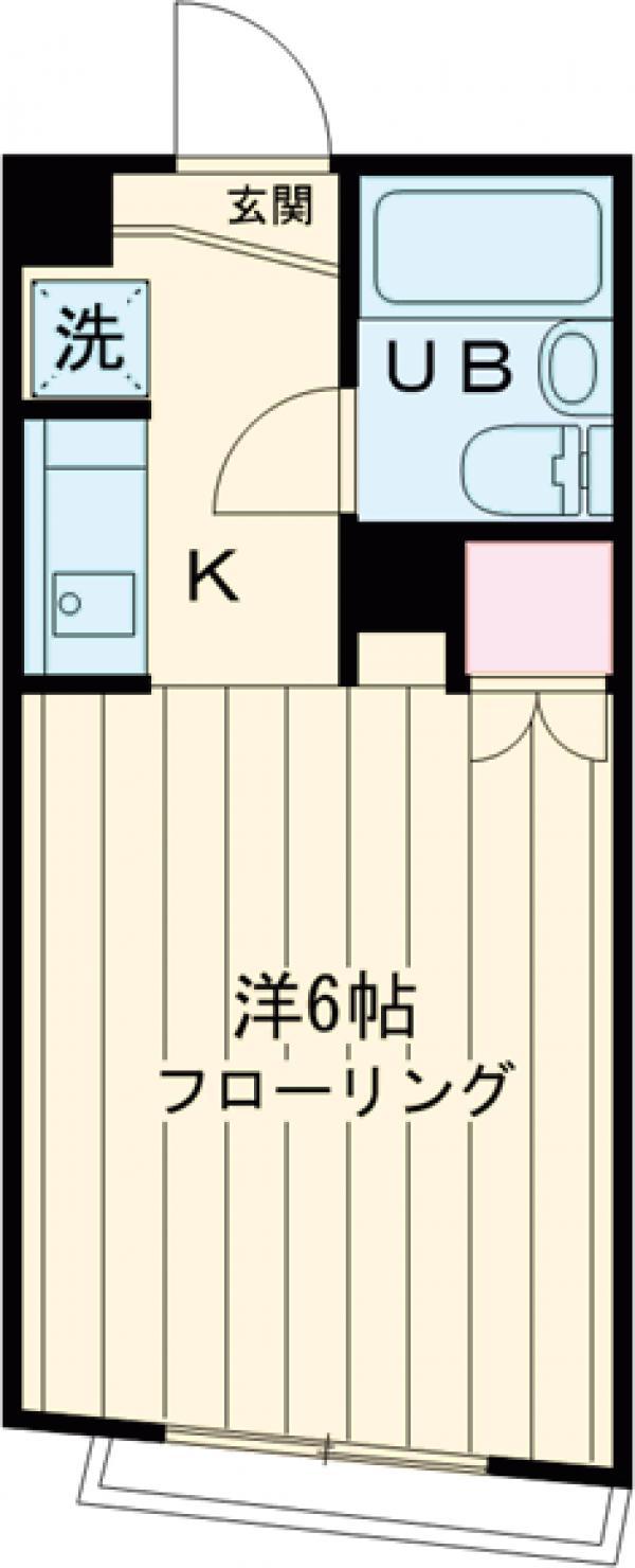 グランドパレス高円寺(1K/1階)の間取り写真