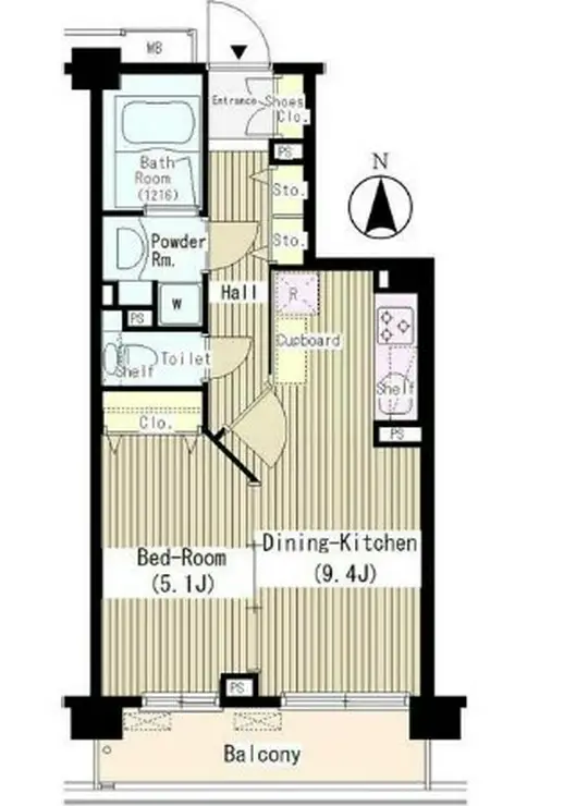 クラッサ中野 2階階 間取り