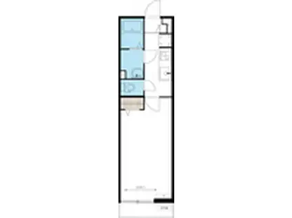 リブリ・エクセルⅢ(1K/1階)の間取り写真