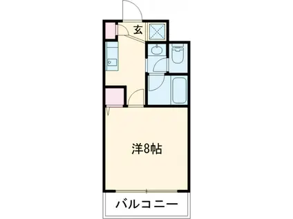 オアシスヴィラエスペランサ(1K/2階)の間取り写真