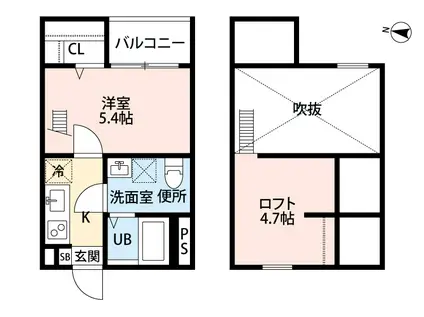 PRECIOUS STORY (1K/1階)の間取り写真