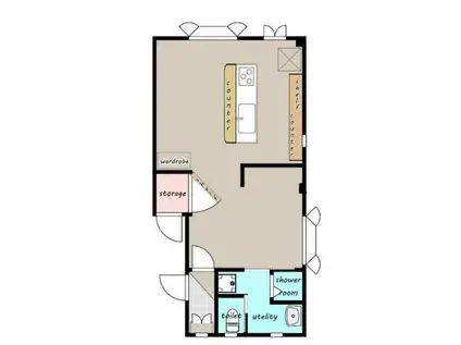 東千葉ハイリビング壱番館(1LDK/2階)の間取り写真