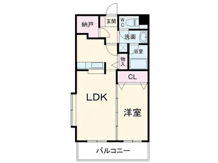 プリマベーラⅠ(1LDK/2階)の間取り写真