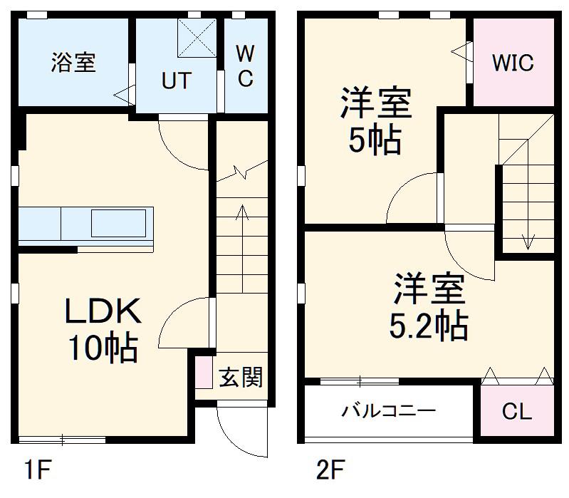 プレジール(2LDK)の間取り写真