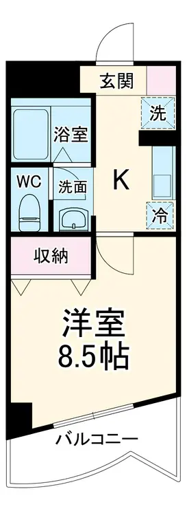 グランドワン 3階階 間取り