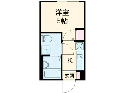 CASA VECCHIAⅢ(1K/3階)の間取り写真