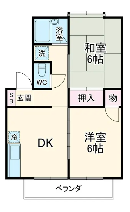 コートハイム第2 1階階 間取り