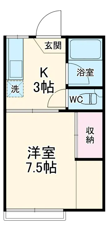 イーハトーブ海老名 2階階 間取り
