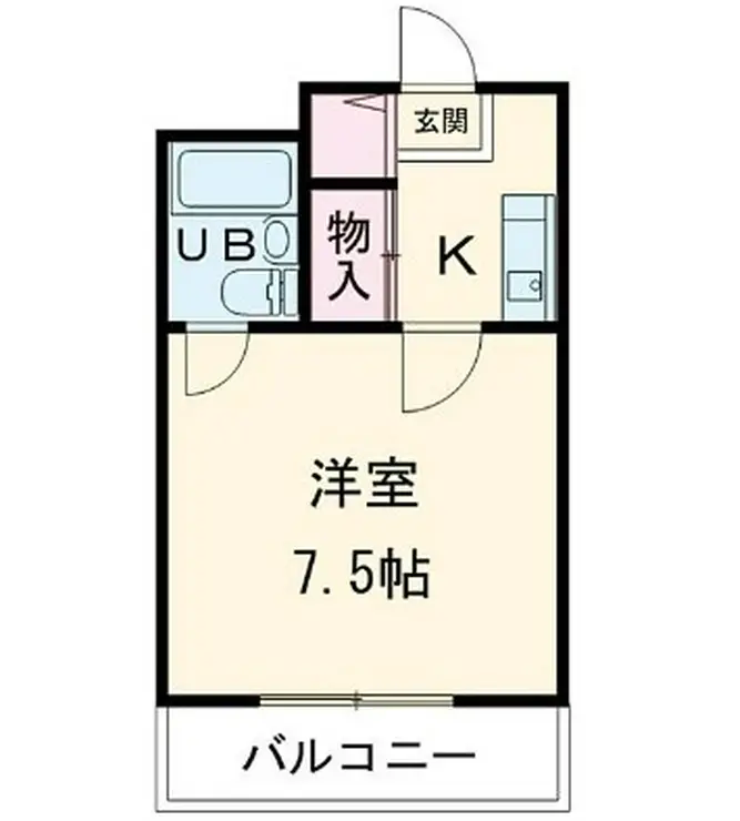 グローリア成城 2階階 間取り