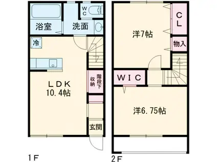ルミエール(2LDK)の間取り写真