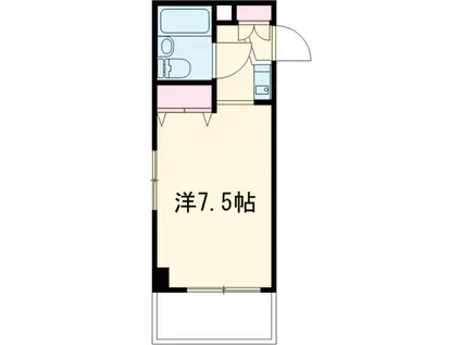 パークヒル用賀(1K/2階)の間取り写真